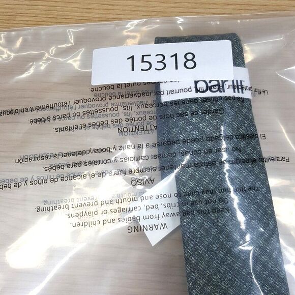 BAR III Mens Neck Tie Green Textured Diagonal Check Slim Skinny - Picture 4 of 4